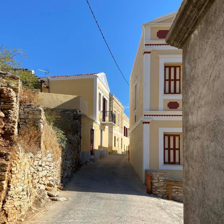 Little Blue In Chorio, Symi 빌라 외부 사진